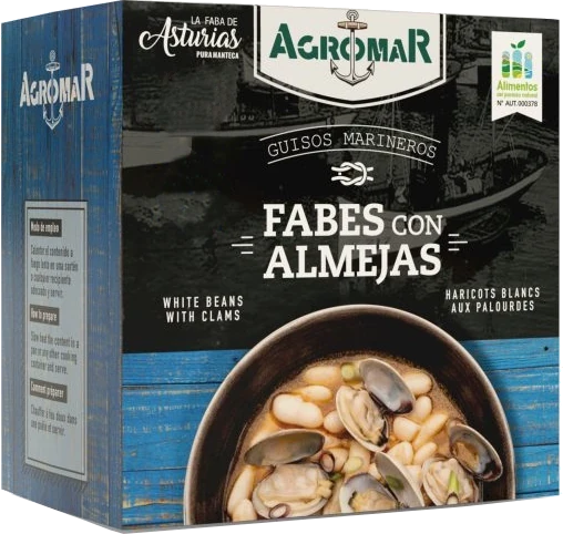 Agromar Fabes con Almejas (Bohnen mit Muscheln)