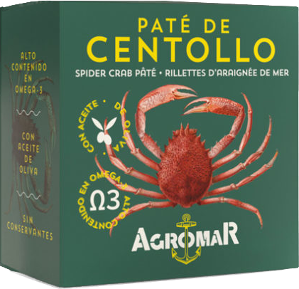 Agromar Paté de Centollo (Meerspinnen Pastete mit Sherry) 100g