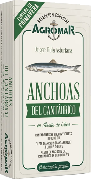 Agromar Anchoas del Cantábrico (kantabrische Sardellen) 50g