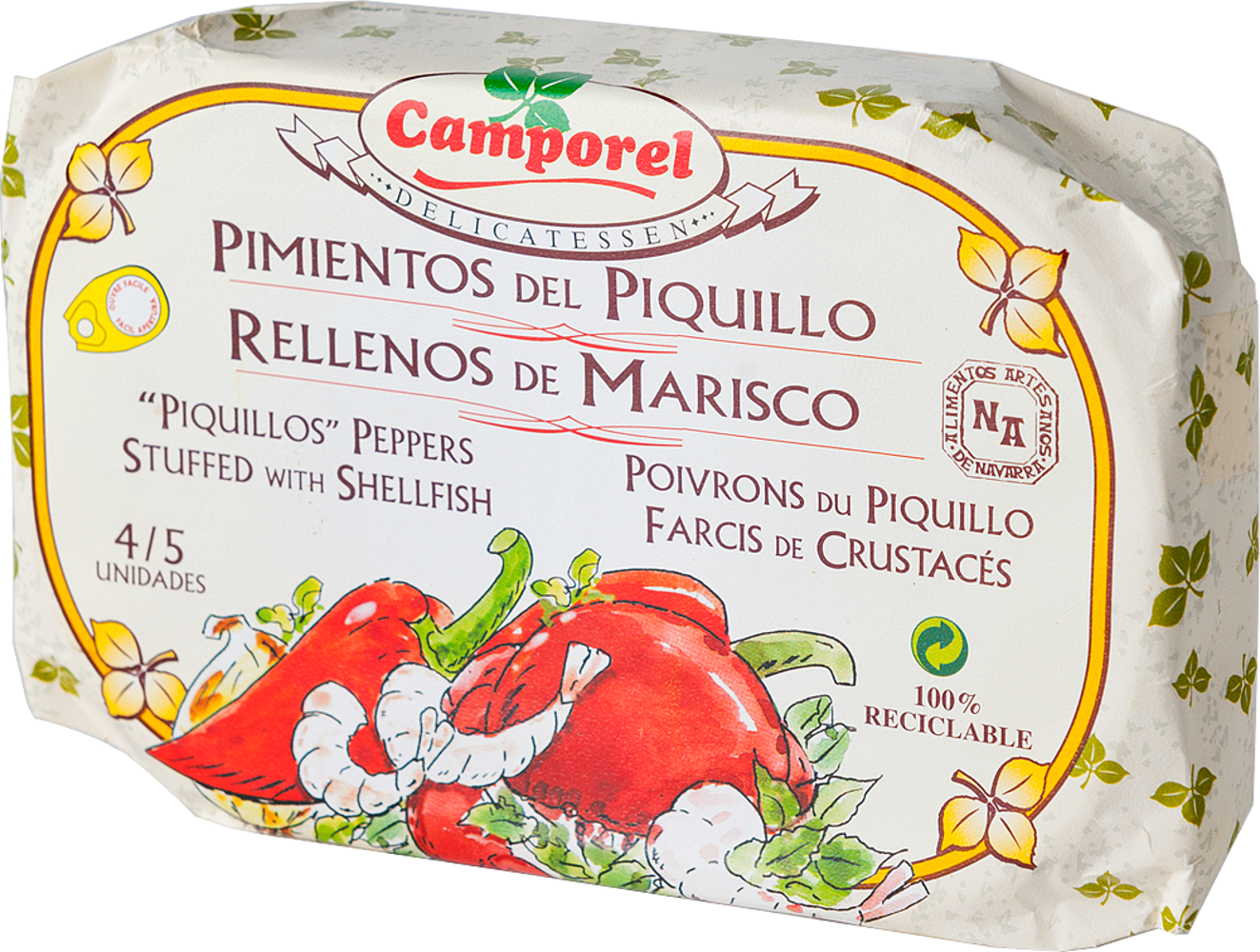Camporel Pimientos del piquillo rellenos de Marisco (gefüllte Paprikaschoten) 280g