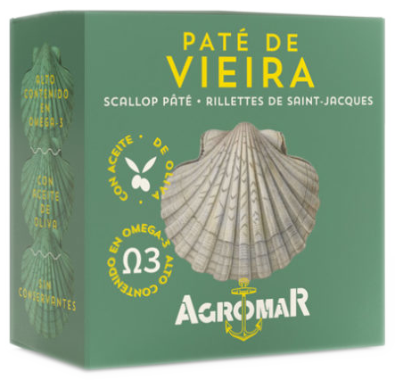 Agromar Paté de Vieira (Jakobsmuschel Pastete) 100g